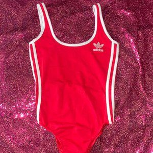 ADIDAS RED BODY SUIT